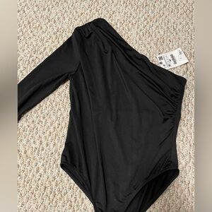 Zara asymmetrical bodysuit